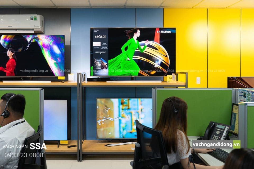 vách ngăn văn phòng